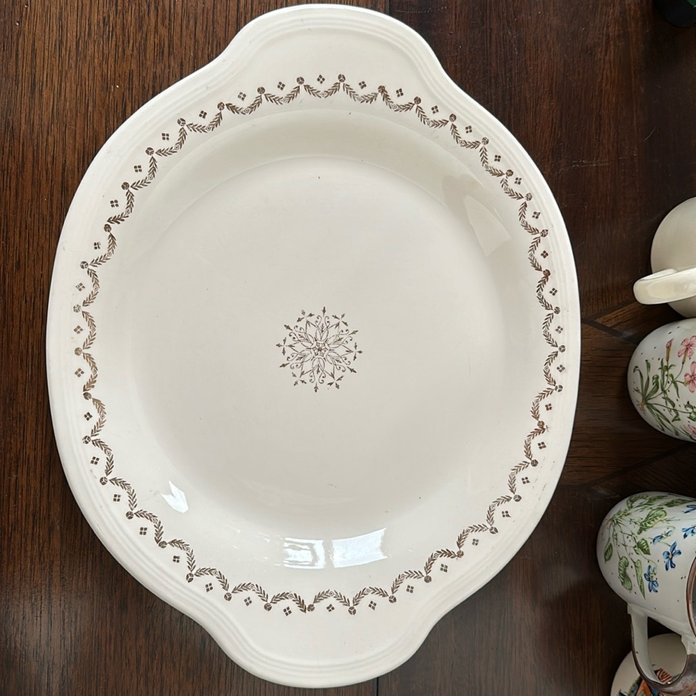 Edwin M Knowles China Company Serving Platter